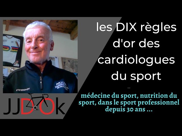 sport : les 10 conseils des cardiologues, ou comment ne pas mourir du cœur en faisant du sport !!