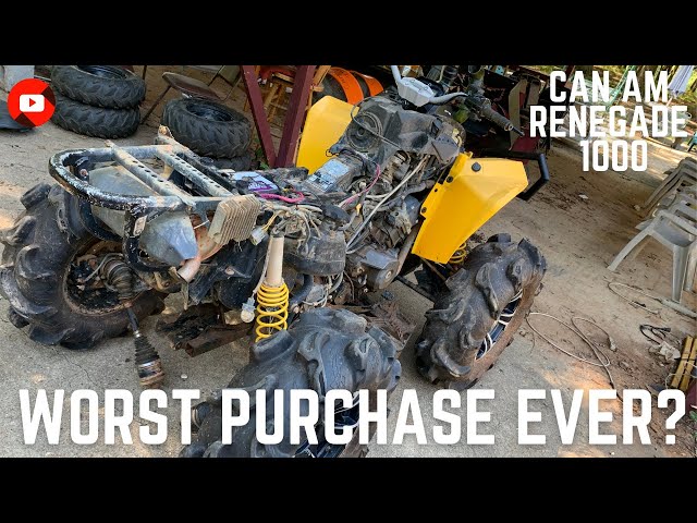 I Bought the Cheapest Can Am Renegade Ever to Rebuild