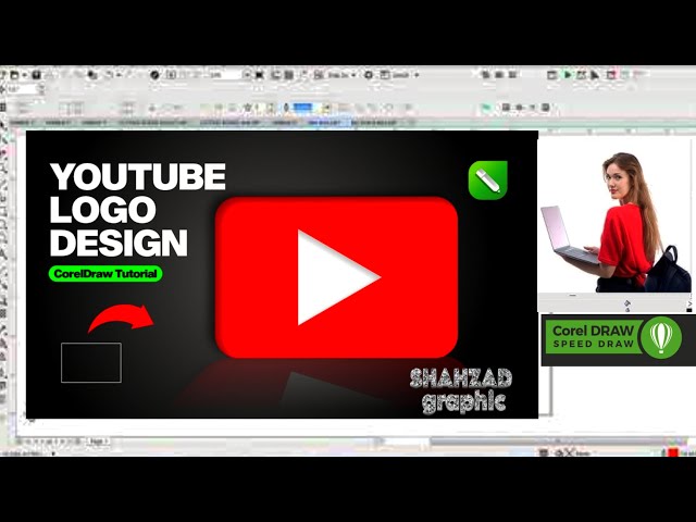 CREATE Your Own AMAZING YouTube Logo in CorelDraw || Design a Professional YouTube Logo in CorelDRAW