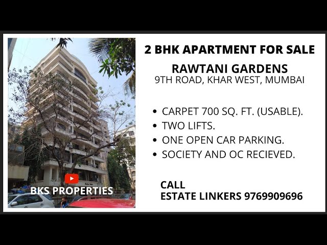 2 BHK Flat for Sale in Khar West | Rawtani Gardens Khar | Flats in Mumbai for Sale