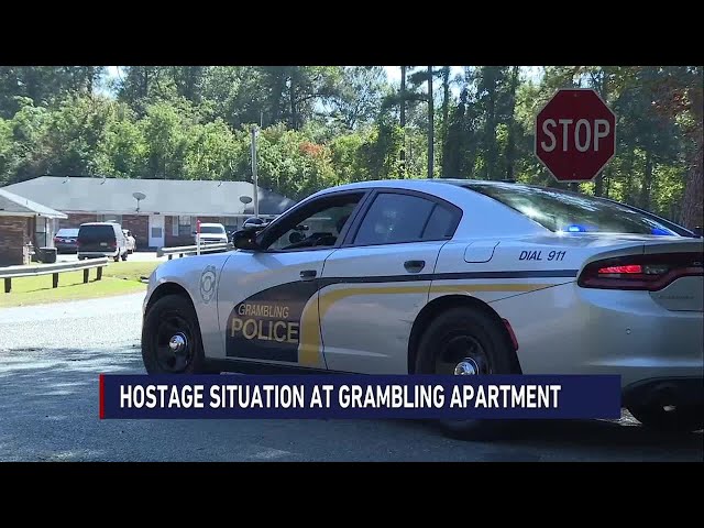 Police search for suspect following hostage situation at Grambling Apartment