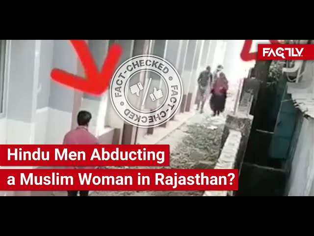 FACT CHECK: Does a Viral Video Show 3 Hindu Men Abducting a Muslim Woman in Rajasthan, India?