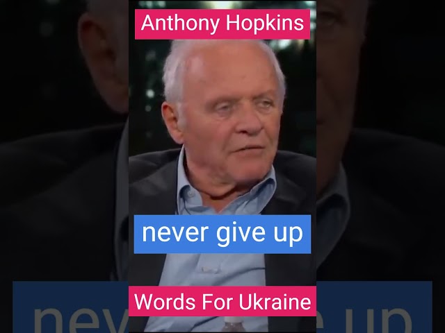 Anthony Hopkins words for Ukraine  #anthonyhopkins  #ukraine  #conanobrien