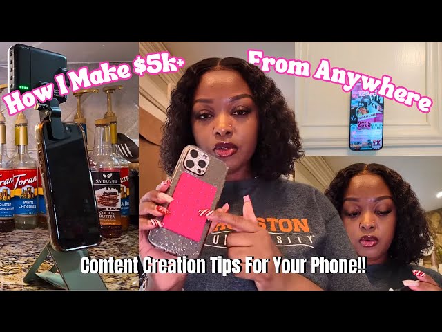 How I make $5-10k Months Selling Digital Products Online: Content Creation Tips & Mom Life Vlog