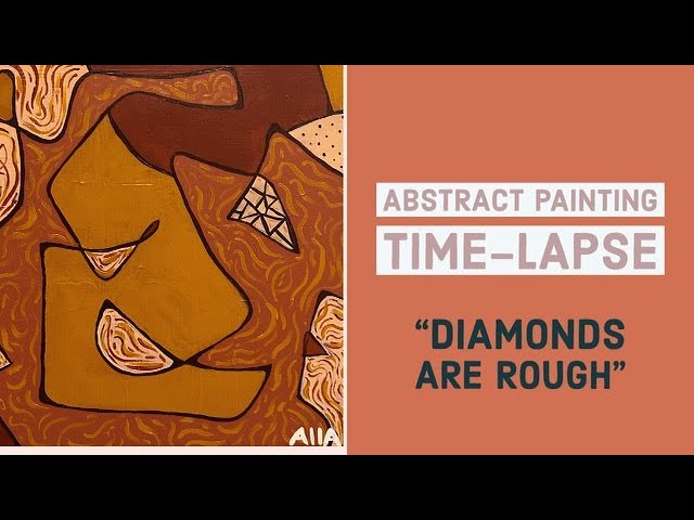 Abstract Painting Time-lapse | Acrylic Painting