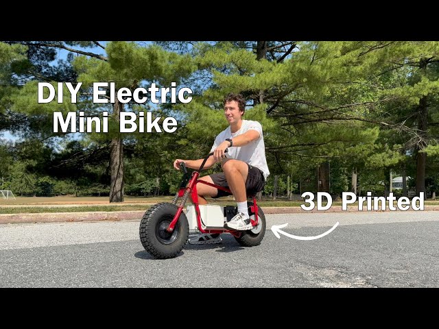 3D Printing and DIY: Building a High-Powered Electric Mini Bike from Scratch