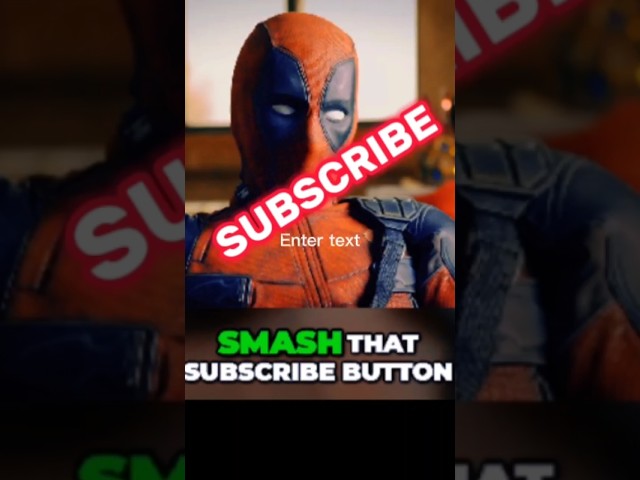 Deadpool's Hilarious Last Words: Follow & Subscribe for Pranks! 😂🎉 #shorts