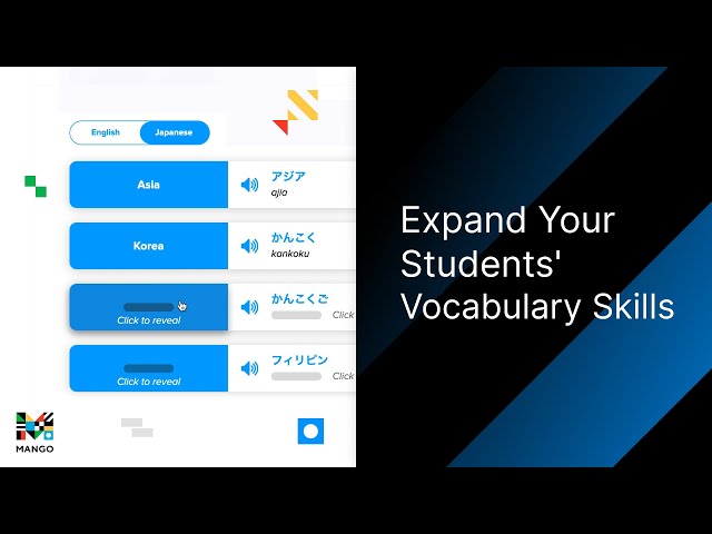 Expand Your Students' Vocabulary Skills | Mango Classroom