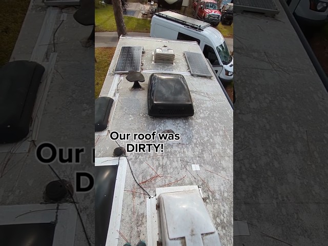 RV Roof Care 101: The Difference a Good Clean Can Make #rvlife