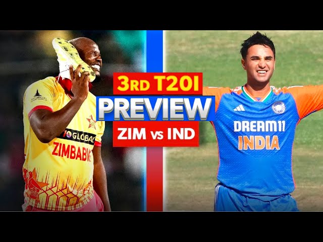 IND vs ZIM | Preview | 3rd T20I | Playing 11 | #shubmangill #sikindarraza #indvszim #zimvsind