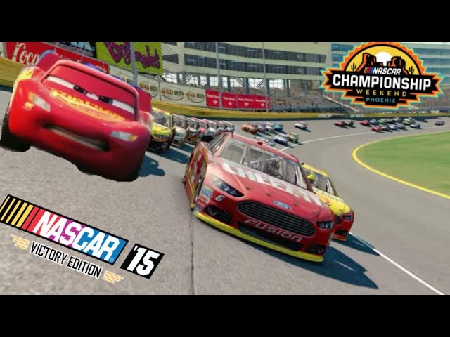 LIGHTNING MCQUEEN DRIVEN TO WIN | SIMULATING NASCAR CHAMPIONSHIP | NASCAR '15