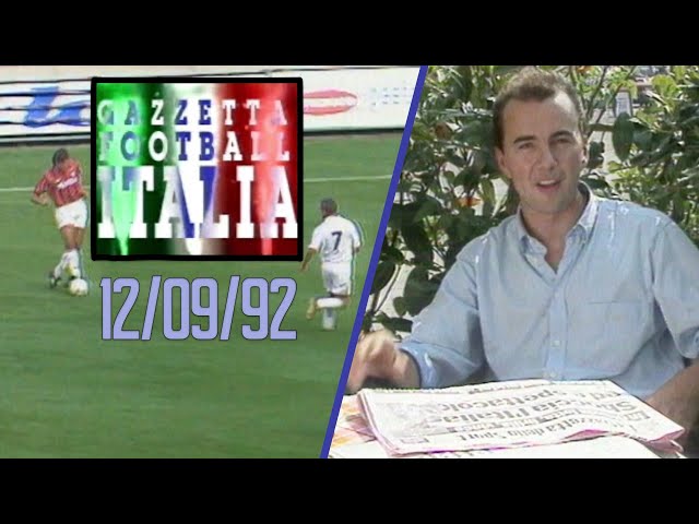 The VERY FIRST Gazzetta Football Italia ALL the Goals: Milan v Foggia 12th Sept 1992 FULL Highlights