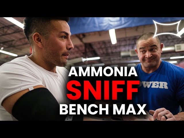 Christian Guzman Sniffs Ammonia and Maxes Out | Bench Press | Super Training Gym