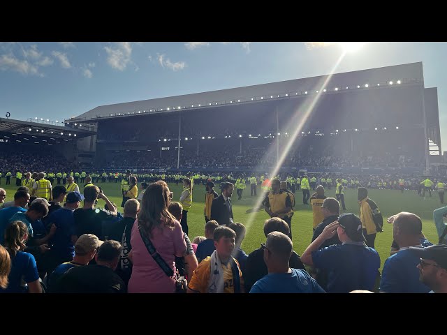 Everton v Bournemouth full time scenes 28/5/23