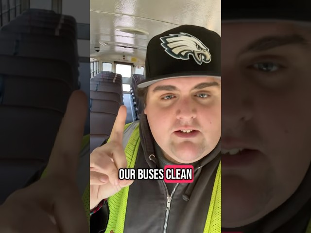 CLEANING MY SCHOOL BUS!