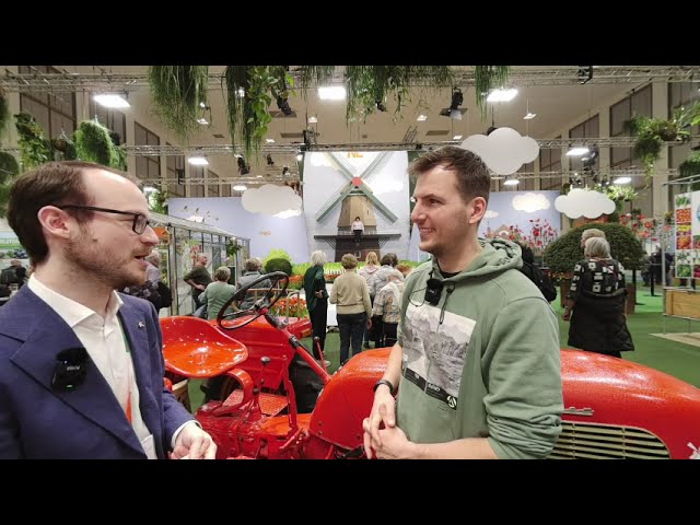 Grüne Woche: Farming the Future @ the booth of the Netherlands. Interview by VRwhatYOUwant VR180 3D