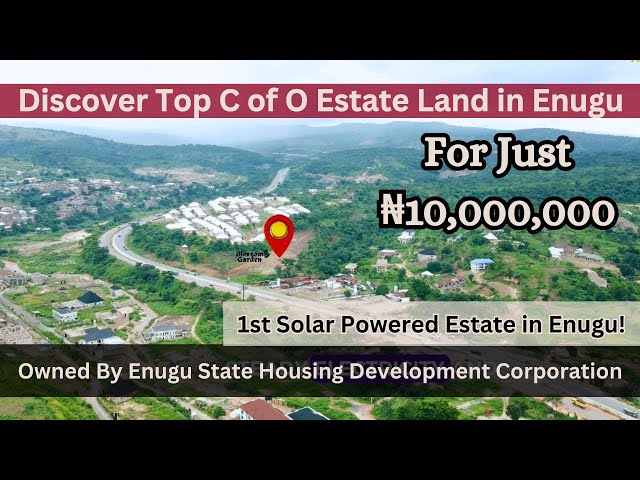 Explore this ₦10m C of o Estate Land For Sale in Enugu, Nigeria with ME