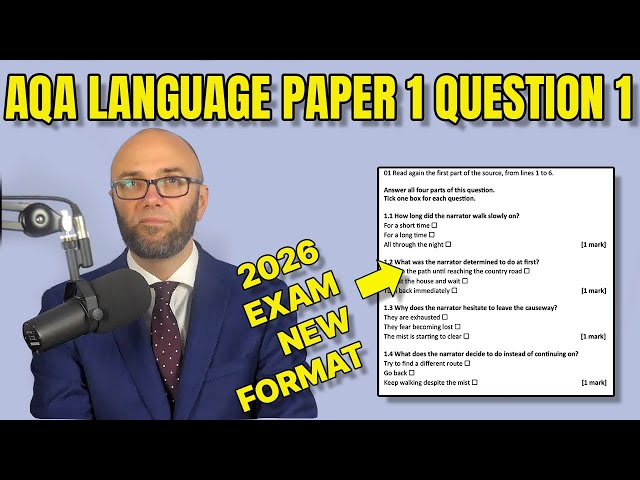 2026 AQA English Language Paper 1 Question 1: Your Guide