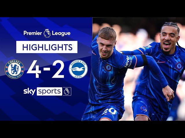 Cole Palmer makes HISTORY with four first-half goals! | Chelsea 4-2 Brighton | EPL Highlights