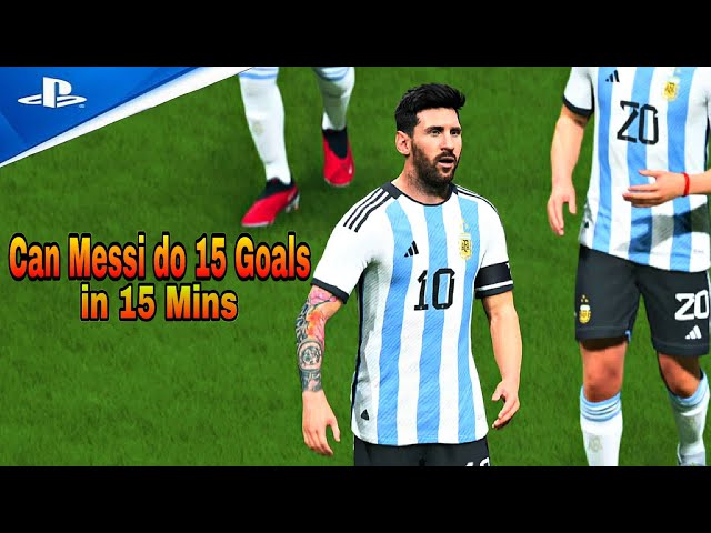 FC 25 Gameplay: Lionel Messi 15 Goals in 15 Mins Challenge [ 4K 60FPS ]