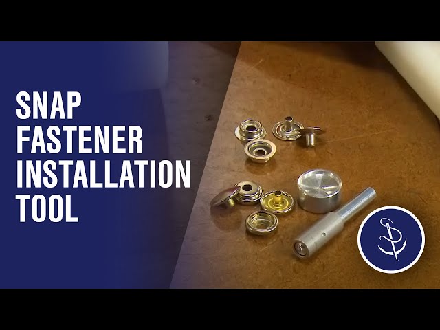 Snap Fastener Installation Tool Demo