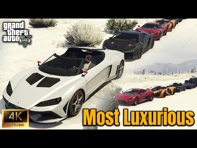 "💰 GTA 5: Top 10 Most Luxurious & Expensive Cars! 🚀" | KGS Gamer's