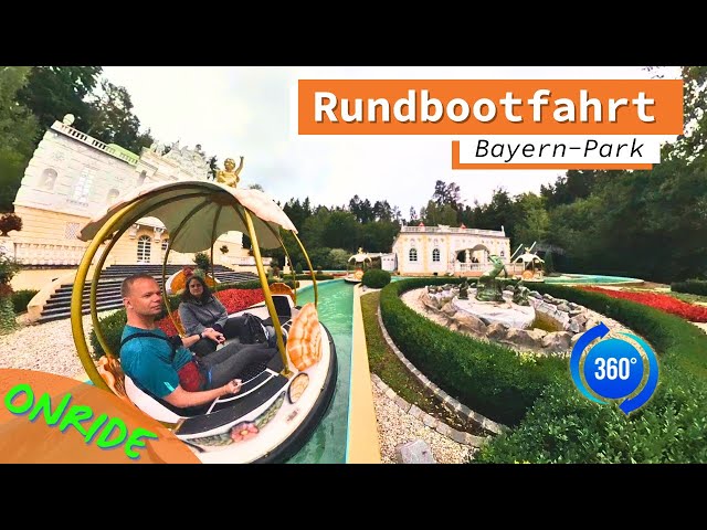 VR 360: Königliche Rundbootfahrt 🏰 Schlossgarten und Grotte | Onride POV