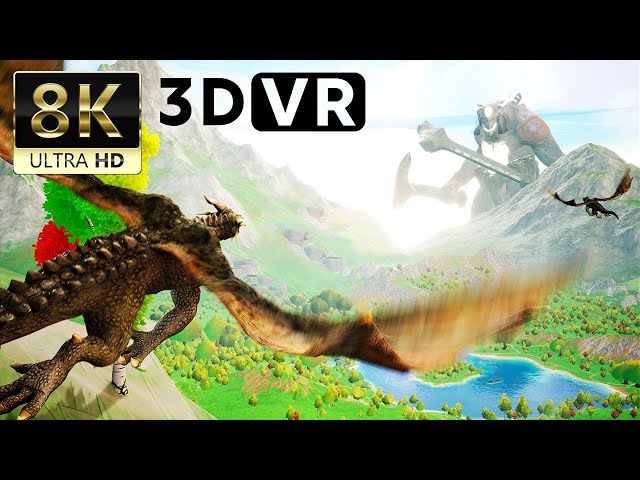 Flying dragon | VR180 3D VIDEO - 8K ULTRA HD 60FPS