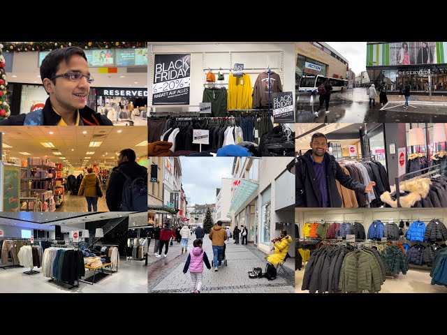 Black Friday Sale in Germany 🇩🇪 2023: Jacket Hunt Vlog 🧥| Black Week in Kaiserslautern, Germany