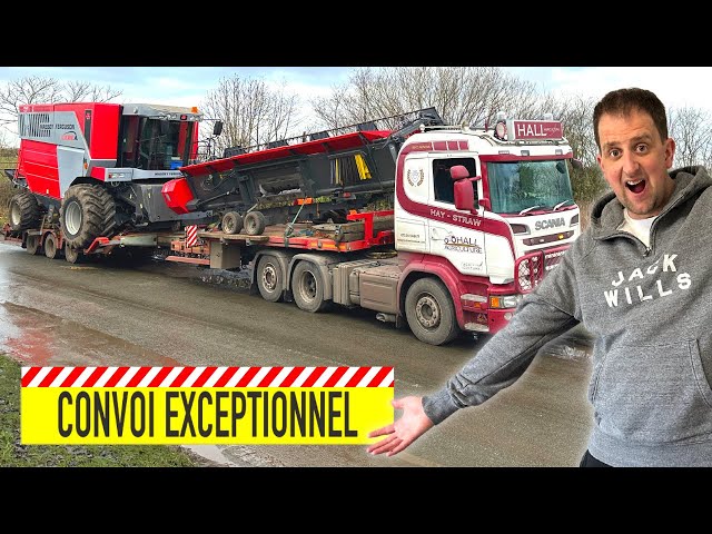 My First OVERSIZE LOAD In A SCANIA V8 | Dream Come True | #truckertim