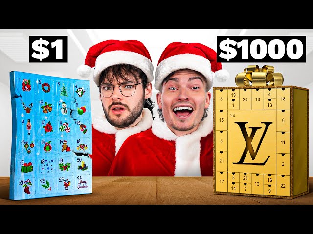 $1 vs $1000 Advent Calendar!