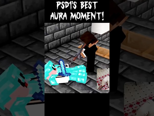 Psd1's Best Aura Moment! | #minecraft #minecarftshorts #shortfeed |