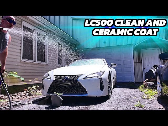 Cleaning and fixing paint imperfections on my Lexus LC500