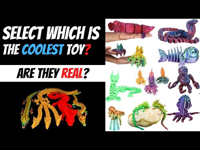 Select Which Is The Coolest Articulated 3D Print Toy?