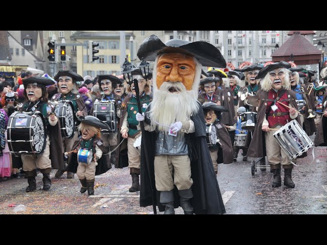 [🔴LIVE] luzerner fasnacht parade 2025 (similar to Halloween, but swiss) 🇨🇭