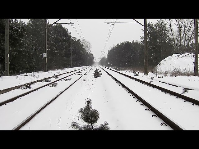 vídeos sem direitos autorais / Neve em ferrovia - FHD baixe para sua edição