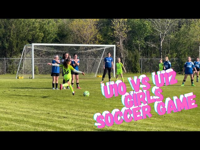 U10 VS. U12 GIRLS SOCCER GAME | FUN EXCITING GAME | CABOSA Academy