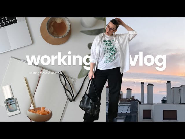 Productive working vlog 💻✨|| Things to do before Fashion Weeks kick in - PART 2