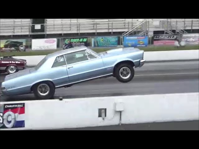 Legends MIR Nostalgia Drags 1965 Pontiac GTO Pro Street Drag Track Action Dreamgoatinc Hotrods Custo