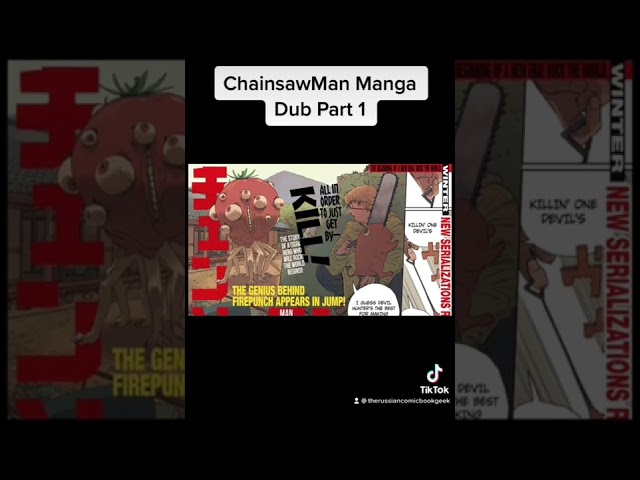 Chainsawman comic dub