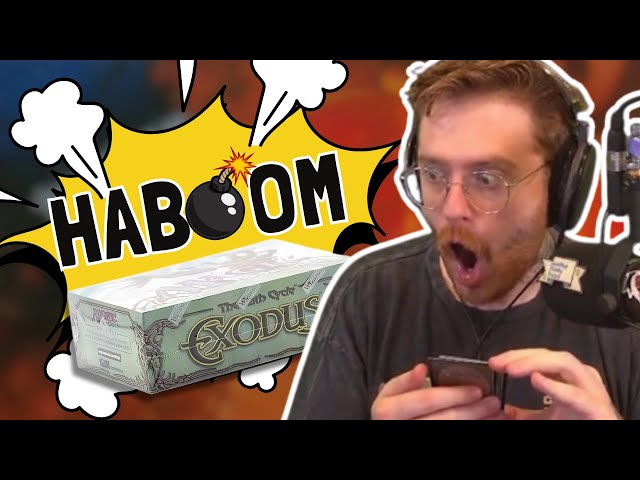 I GIVE EXODUS 5 HABOOMS ON THE BOOM METER | MTG Exodus Box Break