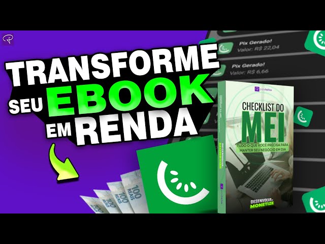 Transforme seu Ebook em RENDA - Cadastre e venda seu EBOOK na Kiwify