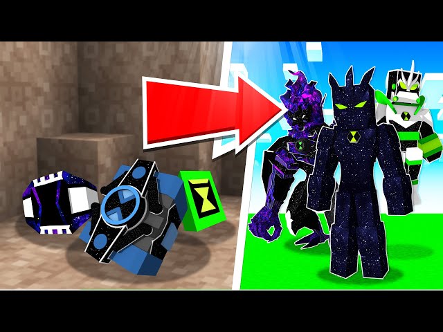 Criei um OMNITRIX de ALIEN X que funciona de VERDADE no Minecraft!