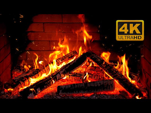 🔥 Fireplace 4K. Cozy Winter