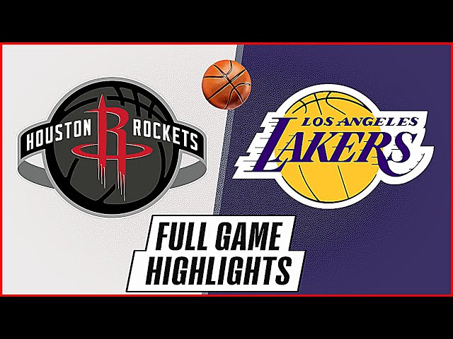 ROCKETS VS LAKERS | January 05, 2025 | NBA Full Game Highlights | lakers vs rockets  | NBA 2K25