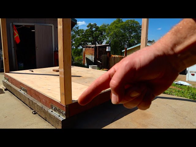 POST POCKET, FRAMING The Chicken Coop PART-2