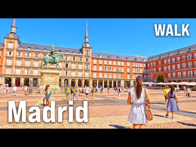 MADRID, Spain 4K Walking Tour | City Walk with Captions [4K/60fps]