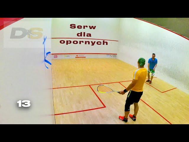 Squash - serw dla początkujących ★☆☆☆☆