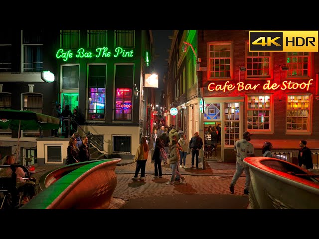 Amsterdam Red Light Area 🚨Is it safe to walk with an expensive camera?📹Walking Tour [4K HDR]