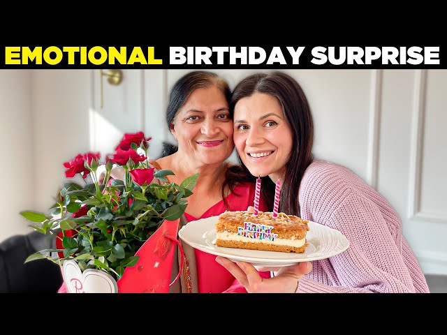 Foreigner Saas Surprises Indian Mom on Her Kashmiri Birthday